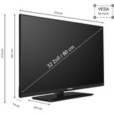 Telefunken LED-tv Sort