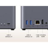 UGREEN DH2300 Bundle med 2x Toshiba N300 4 TB (MN10ADA400ES), NAS Sort