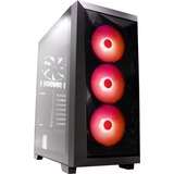 Xilence Performance C XG131 | X712.RGB Midi Tower Sort, Towerkabinet Sort, Midi Tower, PC, Sort, ATX, micro ATX, Mini-ATX, ABS, Plast, Stål, Hærdet glas, Spil