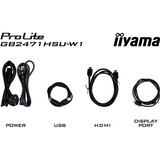 iiyama GB2471HSU-W1, Gaming Skærm hvid (mat)
