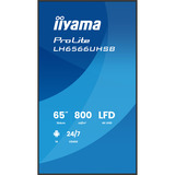 iiyama LH6566UHSB-B1AG, Offentlig visning Sort (mat)