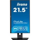 iiyama ProLite XUB2292HSU-B6 computerskærm 54,6 cm (21.5") 1920 x 1080 pixel Fuld HD LED Sort, LED-skærm Sort (mat), 54,6 cm (21.5"), 1920 x 1080 pixel, Fuld HD, LED, 0,4 ms, Sort