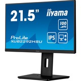 iiyama XUB2292HSU-B6, LED-skærm Sort (mat)