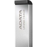 ADATA UR350 USB-nøgle 64 GB USB Type-A 3.2 Gen 1 (3.1 Gen 1) Sort, USB-stik nikkel/Sort, 64 GB, USB Type-A, 3.2 Gen 1 (3.1 Gen 1), 100 MB/s, Uden hætte, Sort