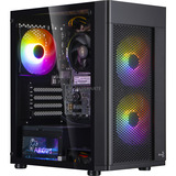 ALTERNATE Gaming PC Sort/gennemsigtig