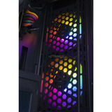 ALTERNATE Gaming PC Sort/gennemsigtig