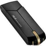 ASUS USB-AX56 WLAN 1775 Mbit/s, Wi-Fi-adapter Sort/Guld, Trådløs, USB, WLAN, 1775 Mbit/s