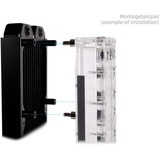 Alphacool Core Push Montering 25mm M3/M4/UNC 6-32 Sæt 4x, Montering/montering Sort/Sølv