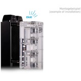 Alphacool Core Push Montering 25mm M3/M4/UNC 6-32 Sæt 4x, Montering/montering Sort/Sølv