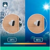 Arlo Essential 2K udendørs kamera, Overvågningskamera Hvid/Sort