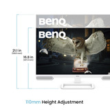 BenQ EW2790U, LED-skærm Hvid