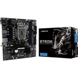 Biostar B760MX2-E D4, Bundkort Sort