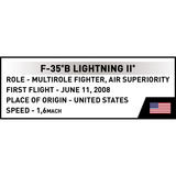 COBI F-35B Lightning II, Bygge legetøj 