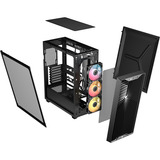 Corsair 3200D RS ARGB Black, Towerkabinet Sort