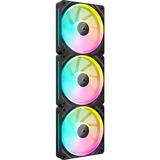 Corsair iCUE LINK LX120 RGB, Sag fan Sort