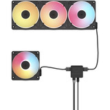 Corsair iCUE LINK RX120 II RGB, Sag fan Sort