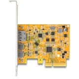 DeLOCK PCIe x4 kort til 1x ekst. USB-C 10 Gbit/s B. + 1x ekstern USB-C DP Alt Mode, USB-controlleren 