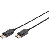 Digitus DisplayPort tilslutningskabel, Full HD 1080p Sort