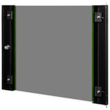 Digitus Glasfrontdør til 19" 9U vægboks Unique-serien, Frontpanel Sort