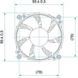 EKL 22210021025, CPU køler 