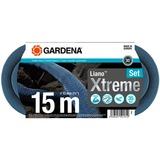 GARDENA Tekstilslange Liano Xtreme 1/2", 15 meter sæt mørk grå/Orange