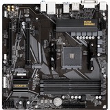 GIGABYTE B550M DS3H AMD B550 Stik AM4 micro ATX, Bundkort Sort/grå, AMD, Stik AM4, 3rd Generation AMD Ryzen™ 3, 3rd Generation AMD Ryzen 5, 3rd Generation AMD Ryzen™ 7, 3rd..., DDR4-SDRAM, 128 GB, DIMM