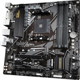 GIGABYTE B550M DS3H AMD B550 Stik AM4 micro ATX, Bundkort Sort/grå, AMD, Stik AM4, 3rd Generation AMD Ryzen™ 3, 3rd Generation AMD Ryzen 5, 3rd Generation AMD Ryzen™ 7, 3rd..., DDR4-SDRAM, 128 GB, DIMM