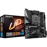 GIGABYTE Z690 UD DDR4 (rev. 1.0) Intel Z690 LGA 1700 ATX, Bundkort Intel, LGA 1700, Intel® Core™ i5, Intel® Core™ i7, Intel® Core™ i9, DDR4-SDRAM, 128 GB, DIMM