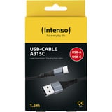 Intenso USB-kabel A315C Sort