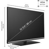 JVC LT-32VDF5455, LED-tv Sort