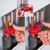 KNIPEX 90 31 01, Rørskærer Rød
