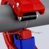 KNIPEX Rørskærer DPT50 Rød/Blå