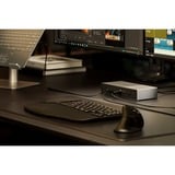 Kensington SD5000T5 EQ Thunderbolt 5 tredobbelt 4K-dockingstation med 140 W PD – Windows/macOS, Docking station grå, Ledningsført, Thunderbolt 5, 140 W, 3,5 mm, 10,100,1000,2500 Mbit/s, Sort, Grå