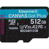 Kingston SDCG4/512GBSP, Hukommelseskort Sort
