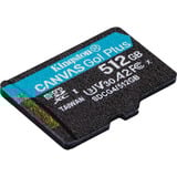 Kingston SDCG4/512GBSP, Hukommelseskort Sort