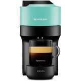 Krups Vertuo Pop XN9204 Fuld-auto Kapsel kaffemaskine 0,56 L, Kapsel maskine Sort/Mynte, Kapsel kaffemaskine, 0,56 L, Kaffekapsel, 1500 W, Sort, Mintfarve