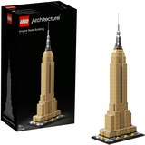 LEGO Architecture Empire State Building 21046, Bygge legetøj Byggesæt, Dreng/Pige, 16 År, 1767 stk, 1,39 kg