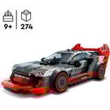 LEGO Speed Champions Audi S1 e-tron quattro-racerbil, Bygge legetøj Byggesæt, 9 År, Plast, 274 stk, 332 g