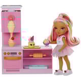 MGA Entertainment Rainbow High Little Dessert Shop with Kandy Playset, Spil figur Rainbow High Little Dessert Shop with Kandy Playset, Mode dukke, Hunstik, 4 År, 140 mm, Flerfarvet