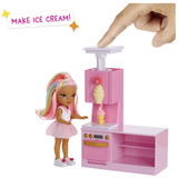 MGA Entertainment Rainbow High Little Dessert Shop with Kandy Playset, Spil figur Rainbow High Little Dessert Shop with Kandy Playset, Mode dukke, Hunstik, 4 År, 140 mm, Flerfarvet