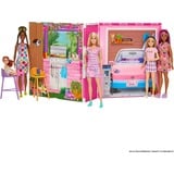 Mattel Barbies feriedukkehus med -dukke, 4 legeområder og 11 stk. dekorationstilbehør, Baggrund 4 legeområder og 11 stk. dekorationstilbehør, 3 År