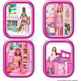 Mattel Barbies feriedukkehus med -dukke, 4 legeområder og 11 stk. dekorationstilbehør, Baggrund 4 legeområder og 11 stk. dekorationstilbehør, 3 År