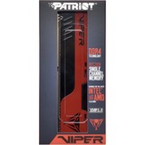 Patriot PVE2416G266C6 hukommelsesmodul 16 GB 1 x 16 GB DDR4 2666 Mhz Rød/Sort, 16 GB, 1 x 16 GB, DDR4, 2666 Mhz, 288-pin DIMM