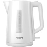 Philips 3000 series 1,7 l Låg med fjederlukkemekanisme Lysindikator Elkedel i plastik Hvid, 7 l Låg med fjederlukkemekanisme Lysindikator Elkedel i plastik, 1,7 L, 2200 W, Hvid, Plast, Vandmåler, Ledningsfri