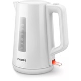 Philips 3000 series 1,7 l Låg med fjederlukkemekanisme Lysindikator Elkedel i plastik Hvid, 7 l Låg med fjederlukkemekanisme Lysindikator Elkedel i plastik, 1,7 L, 2200 W, Hvid, Plast, Vandmåler, Ledningsfri