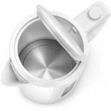 Philips 3000 series 1,7 l Låg med fjederlukkemekanisme Lysindikator Elkedel i plastik Hvid, 7 l Låg med fjederlukkemekanisme Lysindikator Elkedel i plastik, 1,7 L, 2200 W, Hvid, Plast, Vandmåler, Ledningsfri