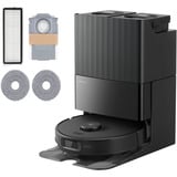 Roborock Qrevo Edge 5V1 Poseløs Sort, Støvsuger robot Sort, Poseløs, Sort, Rund, Støvpose, 3 hjul, 60 dB