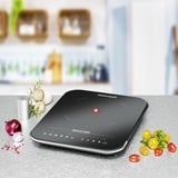 Rommelsbacher Enkelt kogeplade CTS 2000/IN, Varmeplade Sort/Sølv