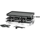 Rommelsbacher RC 1400 raclette grill 8 person(er) 1200 W Rustfrit stål rustfrit stål/Sort, 1200 W, 230 V, 445 mm, 395 mm, 150 mm, 4,12 kg