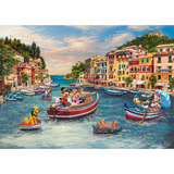 Schmidt Spiele Thomas Kinkade Studios: Disney - Mickey og Minnie i Italien, Puslespil 